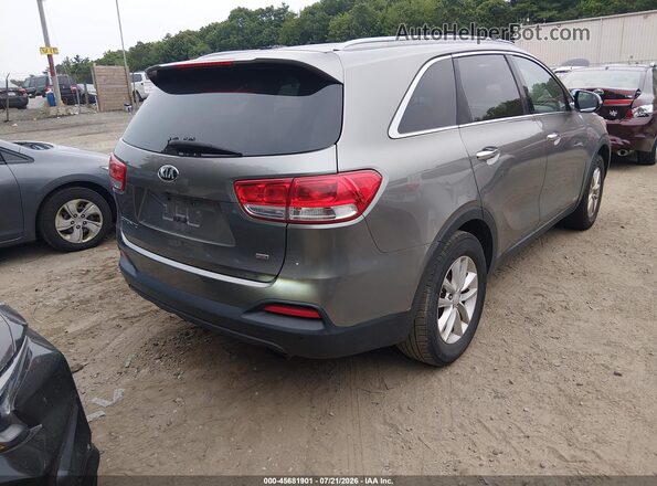 5XYPGDA32GG136760 2016 KIA SORENTO Серый Задняя правая четверть