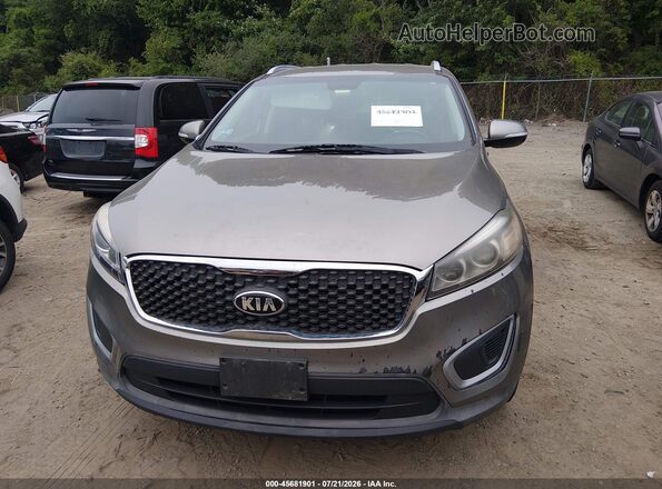 5XYPGDA32GG136760 2016 KIA SORENTO Серый Вид щитка приборов