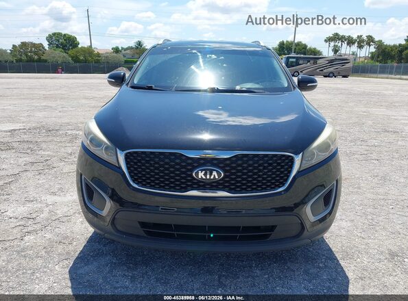 5XYPGDA32HG321408 2017 KIA SORENTO Black Դիմացի տեսք