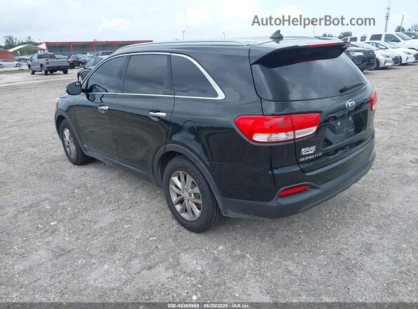 5XYPGDA32HG321408 2017 KIA SORENTO Black Հետևի ձախ