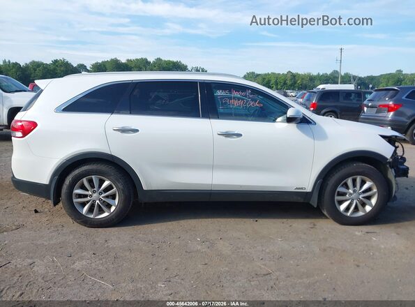 5XYPGDA33GG070025 2016 KIA SORENTO White უკანა სალონის ხედი