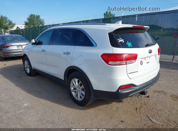 5XYPGDA33GG070025 2016 KIA SORENTO White უკანა მარცხენა