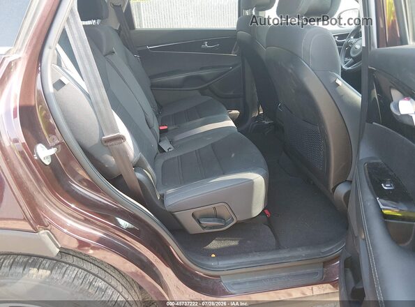 5XYPGDA33GG079453 2016 KIA SORENTO Maroon VIN կոդի պիտակի տեսք