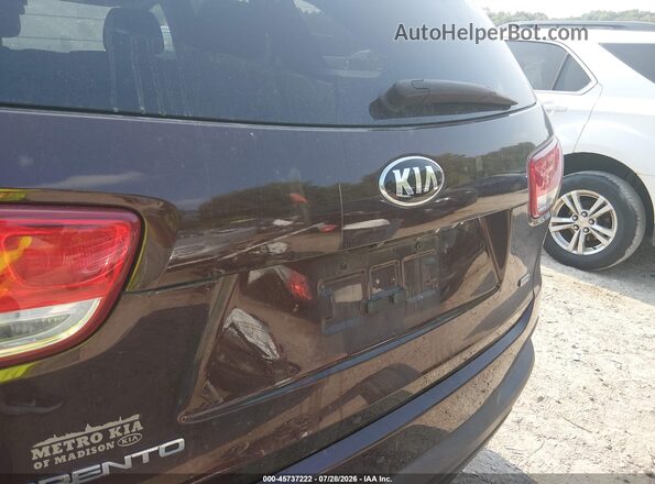 5XYPGDA33GG079453 2016 KIA SORENTO Maroon 
