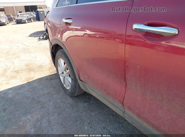 5XYPGDA33GG169234 2016 KIA SORENTO Red Vista frontal