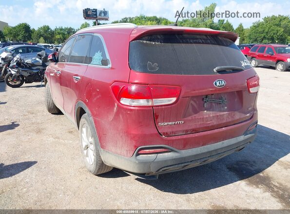 5XYPGDA33GG169234 2016 KIA SORENTO Red Trasero izquierdo