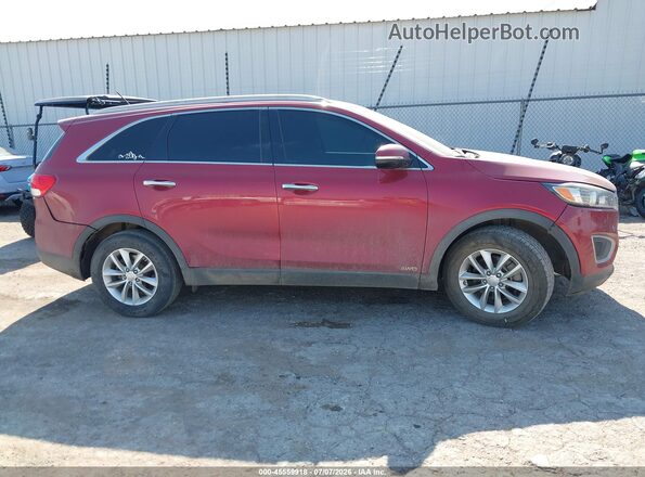 5XYPGDA33GG169234 2016 KIA SORENTO Red Vista interior trasera