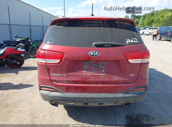 5XYPGDA33GG169234 2016 KIA SORENTO Red 