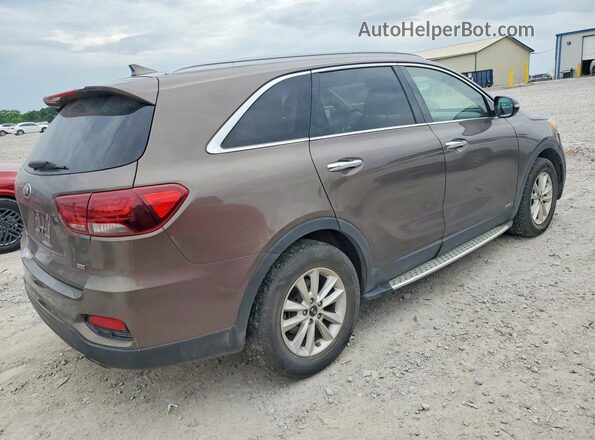 5XYPGDA33KG436607 2019 KIA SORENTO Beige Trasero derecho