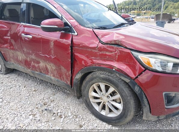 5XYPGDA34GG168643 2016 KIA SORENTO Red Вид спереду