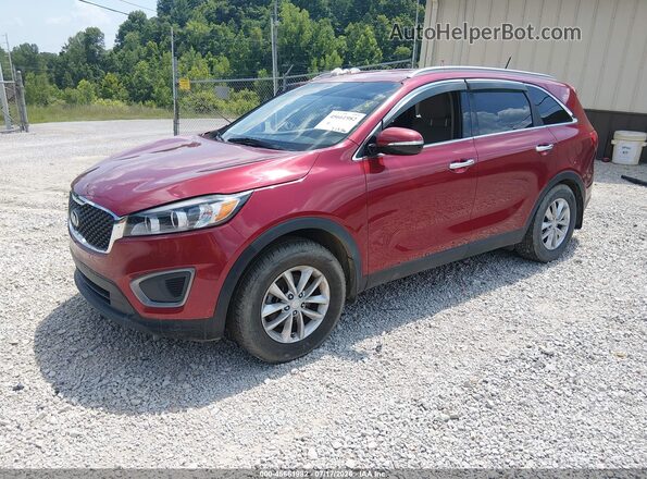 5XYPGDA34GG168643 2016 KIA SORENTO Red Передня ліва чверть