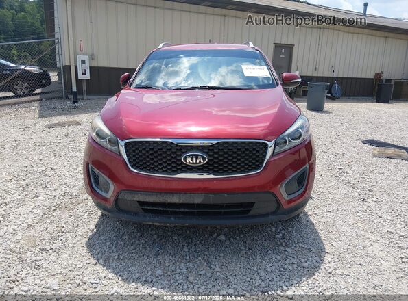 5XYPGDA34GG168643 2016 KIA SORENTO Red Вид щитка приладів