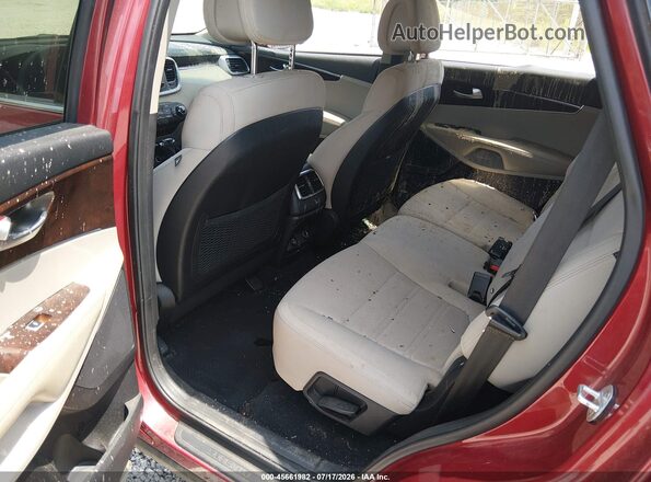 5XYPGDA34GG168643 2016 KIA SORENTO Red Вид наклейки з VIN-кодом
