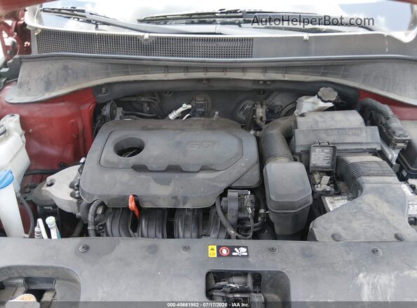 5XYPGDA34GG168643 2016 KIA SORENTO Red Вид ззаду