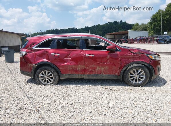 5XYPGDA34GG168643 2016 KIA SORENTO Red Вид задньої частини салону
