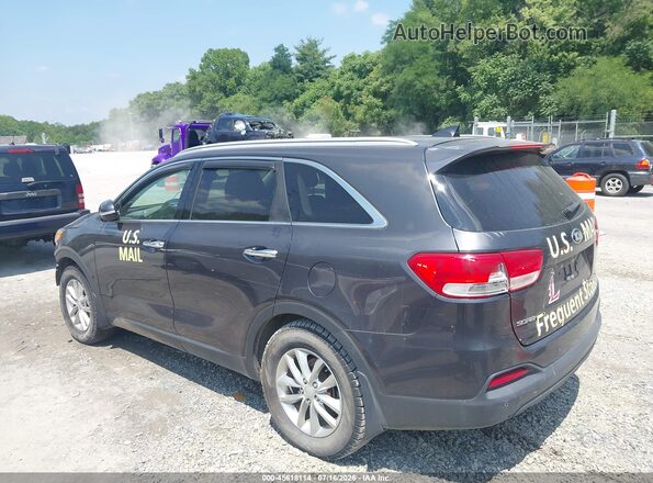 5XYPGDA34GG171302 2016 KIA SORENTO Black უკანა მარცხენა