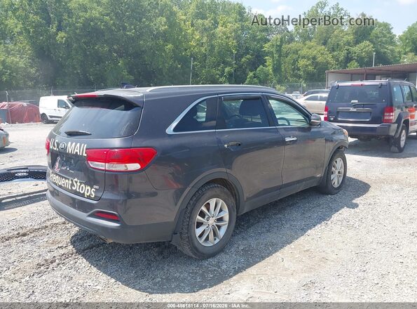 5XYPGDA34GG171302 2016 KIA SORENTO Black უკანა მარჯვენა