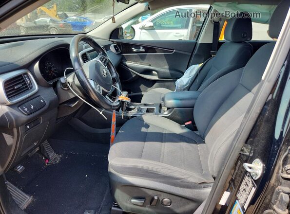 5XYPGDA34LG635392 2020 KIA SORENTO Black Widok wnętrza z przodu