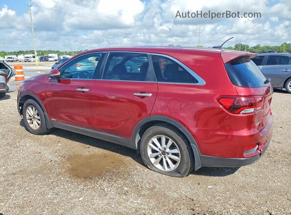 5XYPGDA34LG664875 2020 KIA SORENTO Red Rear left