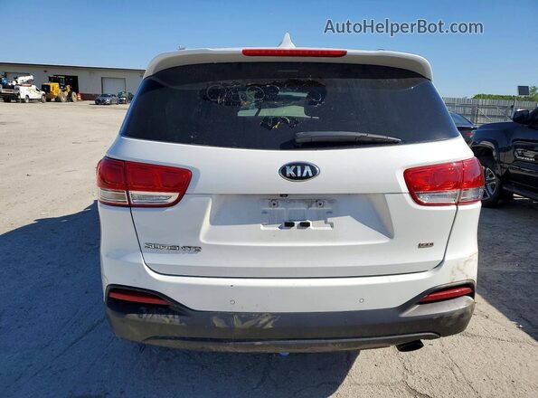5XYPGDA35GG050293 2016 KIA SORENTO White Vista trasera