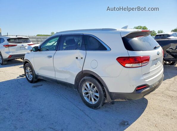 5XYPGDA35GG050293 2016 KIA SORENTO White Trasero izquierdo