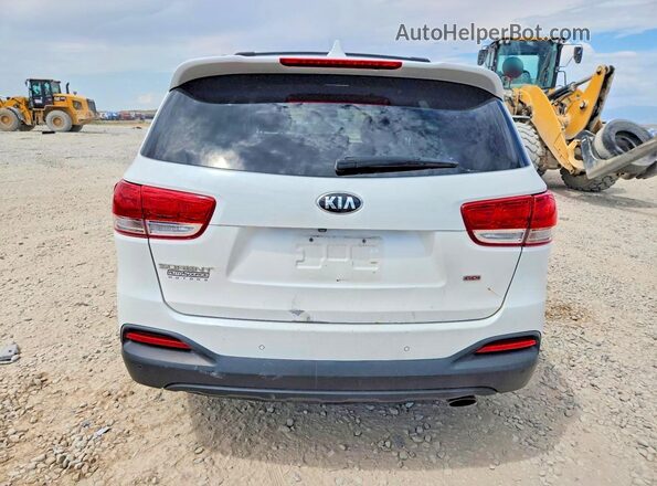 5XYPGDA35GG053727 2016 KIA SORENTO White უკანა ხედი