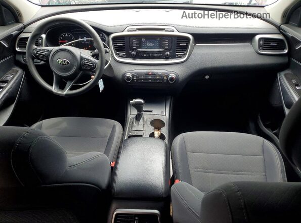 5XYPGDA35GG127082 2016 KIA SORENTO Бордовый Вид панели приборов