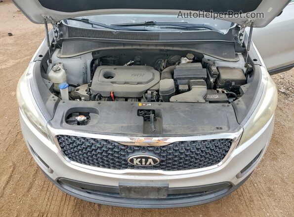 5XYPGDA35HG204857 2017 KIA SORENTO Silver Շարժիչի բաժամունքի տեսք