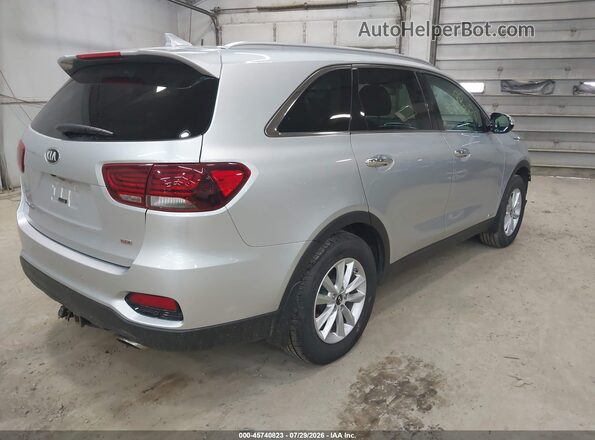 5XYPGDA35KG595807 2019 KIA SORENTO Серебряный Задняя правая четверть