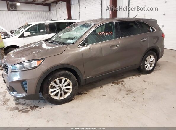 5XYPGDA35LG648099 2020 KIA SORENTO Brown Front left