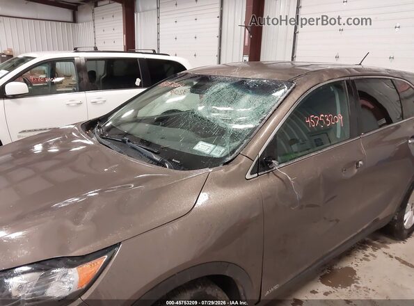 5XYPGDA35LG648099 2020 KIA SORENTO Brown Front view