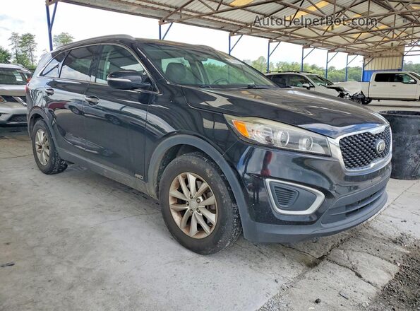 5XYPGDA36GG013799 2016 KIA SORENTO Черный Передняя правая четверть