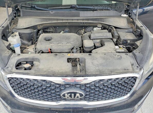 5XYPGDA36GG013799 2016 KIA SORENTO Черный Вид задней части салона