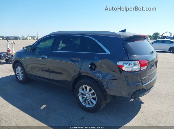 5XYPGDA36GG022471 2016 KIA SORENTO Black Trasero izquierdo