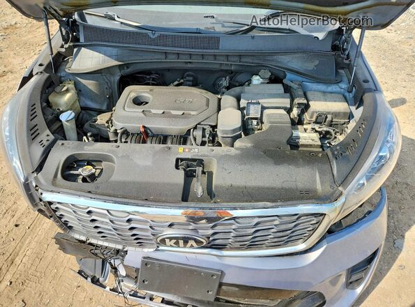 5XYPGDA36LG641467 2020 KIA SORENTO Gray Vista del compartimento del motor