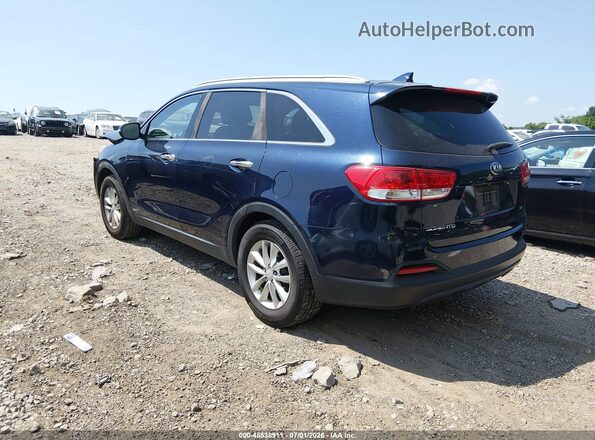 5XYPGDA37GG151318 2016 KIA SORENTO Blue Հետևի ձախ