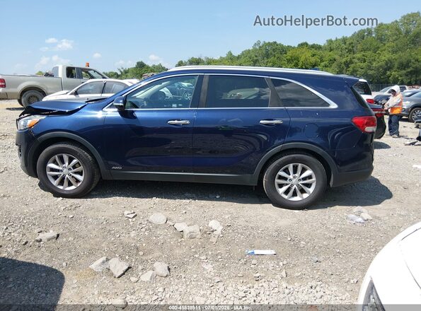 5XYPGDA37GG151318 2016 KIA SORENTO Blue Սալոնի 360 աստիճան տեսք