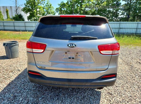 5XYPGDA37GG170449 2016 KIA SORENTO Gray Widok z tyłu