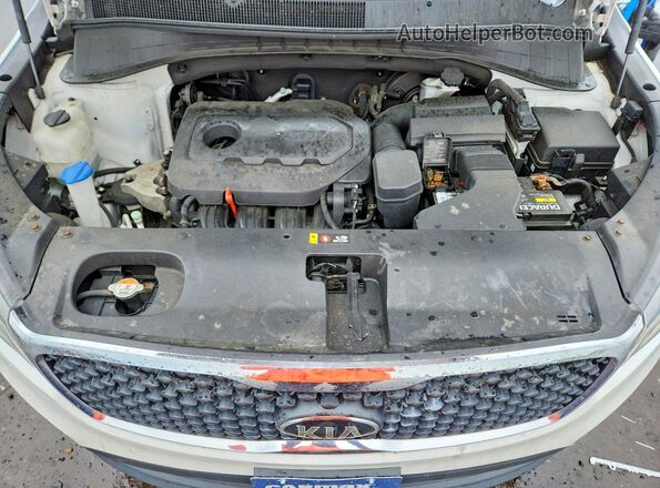 5XYPGDA37HG218968 2017 KIA SORENTO White Widok komory silnika