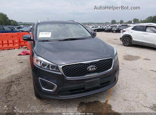 5XYPGDA37HG232255 2017 KIA SORENTO Gray Դիմացի տեսք