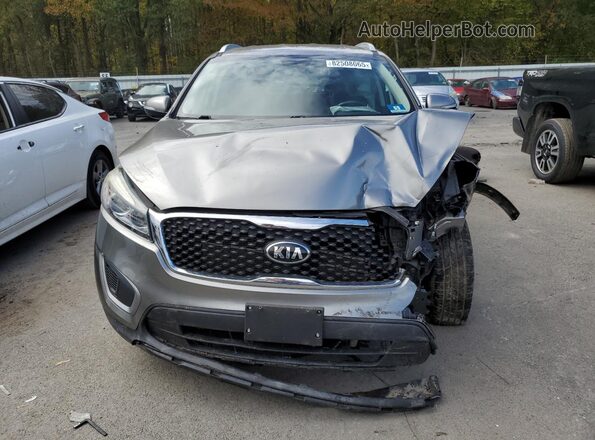 5XYPGDA37HG294559 2017 KIA SORENTO Gray Դիմացի տեսք