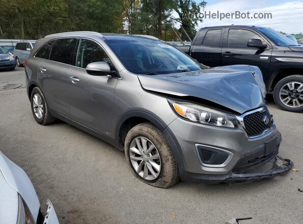 5XYPGDA37HG294559 2017 KIA SORENTO Gray Առջևի աջ