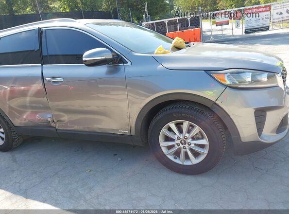 5XYPGDA37KG447240 2019 KIA SORENTO Gray Вид спереду