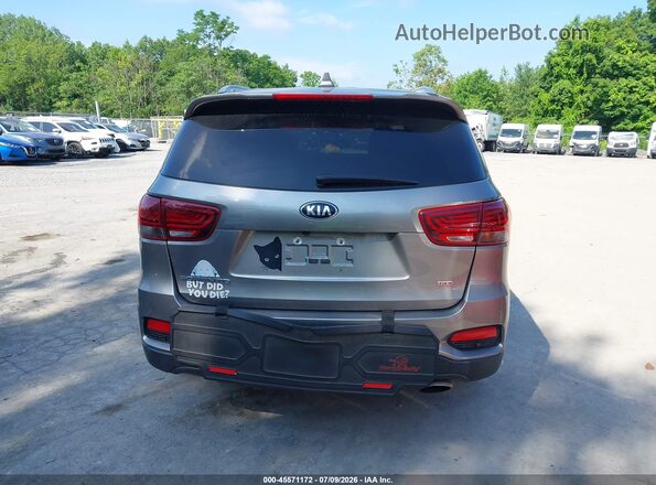 5XYPGDA37KG447240 2019 KIA SORENTO Gray 