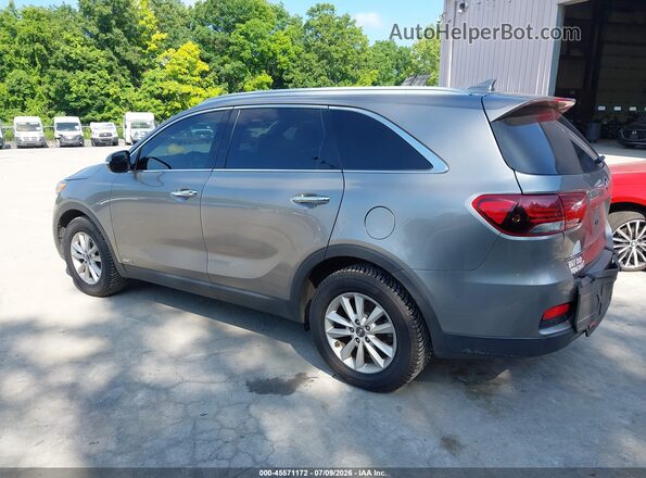 5XYPGDA37KG447240 2019 KIA SORENTO Gray Задня ліва чверть