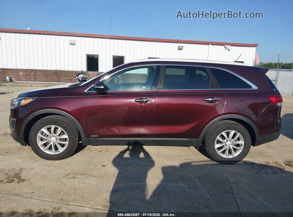 5XYPGDA38GG127643 2016 KIA SORENTO Burgundy Vista interior de 360 grados