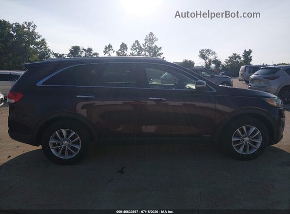 5XYPGDA38GG127643 2016 KIA SORENTO Burgundy Vista interior trasera