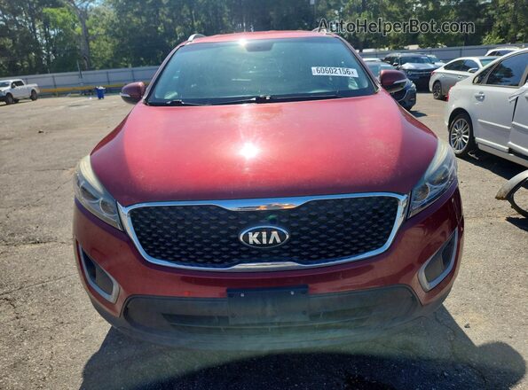 5XYPGDA38HG209907 2017 KIA SORENTO Red Դիմացի տեսք