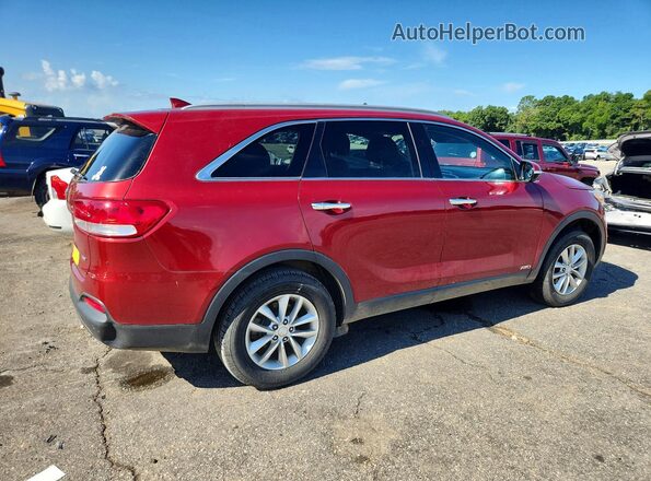 5XYPGDA38HG209907 2017 KIA SORENTO Red Հետևի աջ