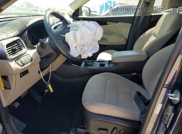 5XYPGDA38HG293601 2017 KIA SORENTO Blue Սալոնի դիմացի տեսք
